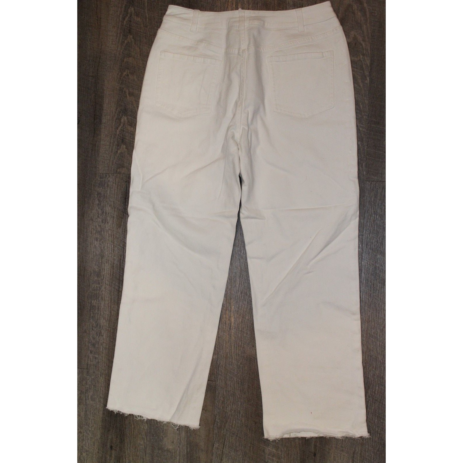 Generation Love White Jordy Pearl Denim Pants Jeans Raw Hem Nwt $276 Sz 29 — image 5 of 6
